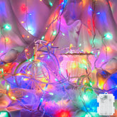 FFZZKJ 3m 30 LED Multicoloured Battery Operated Fairy Lights with Timer – IP65 Waterproof Outdoor & Indoor String Lights for Christmas, Halloween, Weddings & Parties