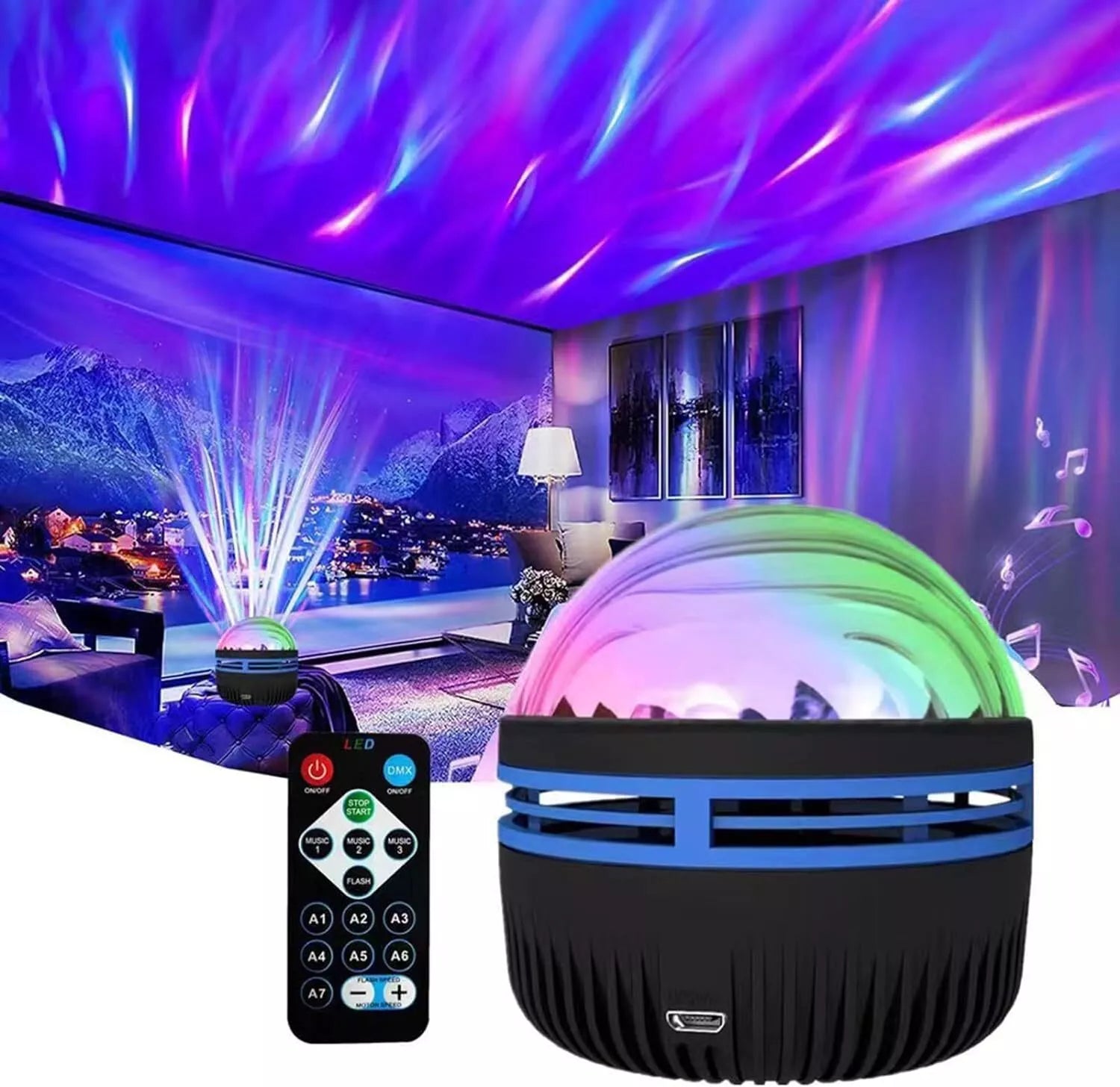 Adjustable LED Galaxy Projector Light In UK - Shop Now!