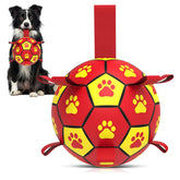 HETOO Interactive Dog Football Toy 6 Inch Durable Ball