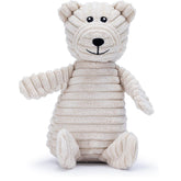 Zappi Co Bear Plush Dog Toy with Squeaker