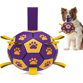 Interactive Dog Football Toy - Durable Water & Indoor Ball