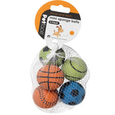 Petface Mini Sponge Balls, 5-Piece Dog Toy Pack