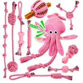 10 Pcs Puppy Teething Toys for Small Dogs – Interactive Chew & Play Set