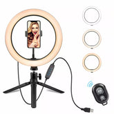 Buy 10 Inch Remote Control LED Ring Light In UK - Shop Now