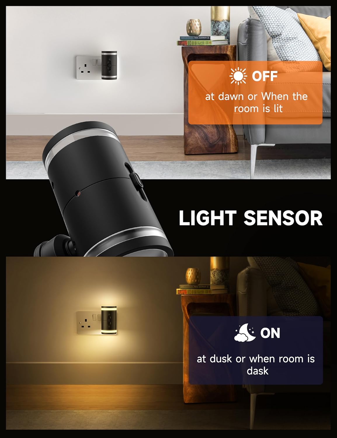 Energy-Saving LED Plug-In Night Light for Hallways UK
 Energy-Saving LED Plug-In Night Light for Hallways UK