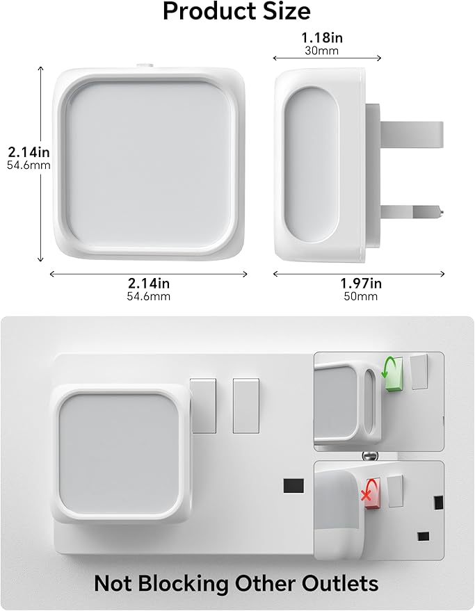 Modern UK LED night lights 2-pack
 Modern UK LED night lights 2-pack