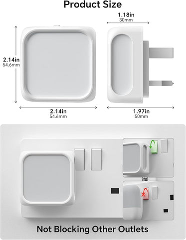 Modern UK LED night lights 2-pack
 Modern UK LED night lights 2-pack
