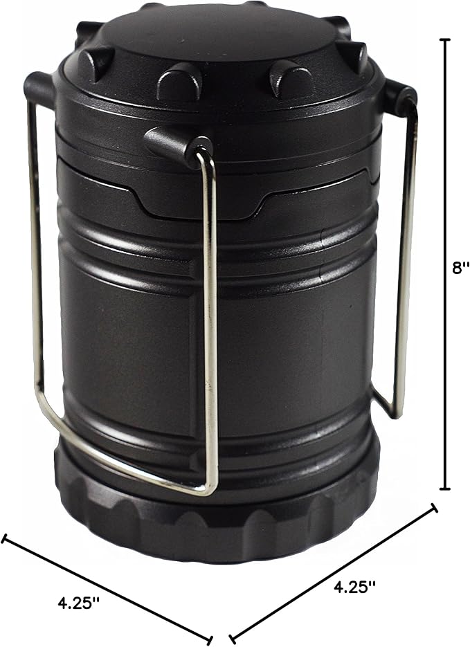 Torch lantern on rocky terrain