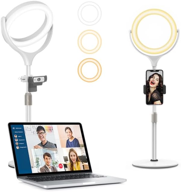 Buy 7 Inch Desk Ring Light with Stand in UK - Shop Now