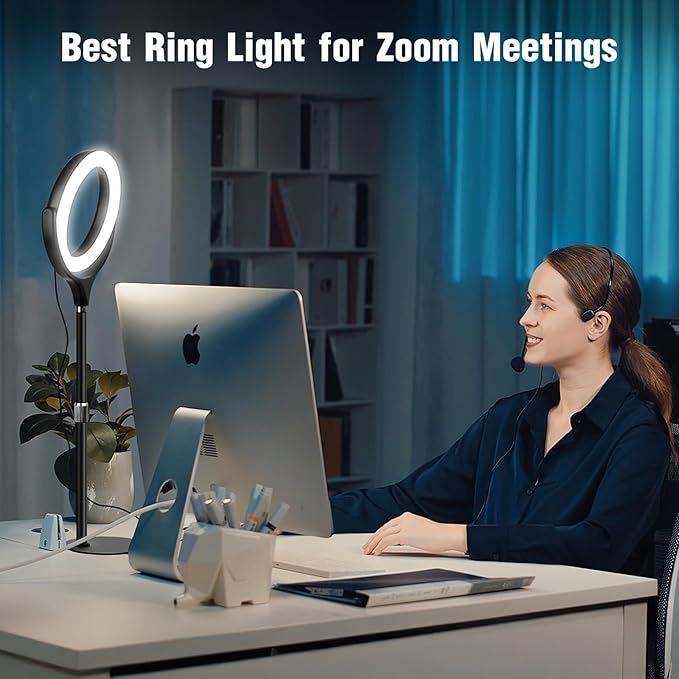 Buy 7 Inch Desk Ring Light with Stand in UK - Shop Now