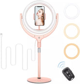 Buy I-phone/Android Compatible Pink LED Ring Light In UK - Shop Now