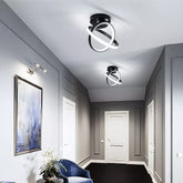 Sleek flush mount ceiling fixture