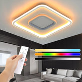 Colour-changing ceiling light fixture