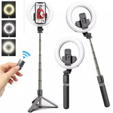 Buy Wireless Bluetooth LED Ring Light With Stand In UK - Shop Now