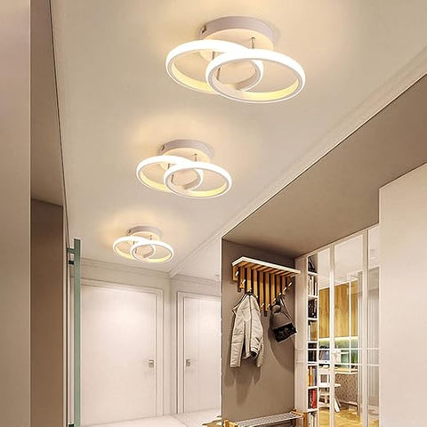 Modern warm white flush mount ceiling light
 Modern warm white flush mount ceiling light