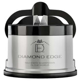 Diamond Edge knife sharpener with black and silver design on a white background