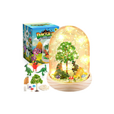 Dinosaur night light with packaging on a white background