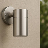 Down only Silver GU10 Base Down Exterior Wall Sconce