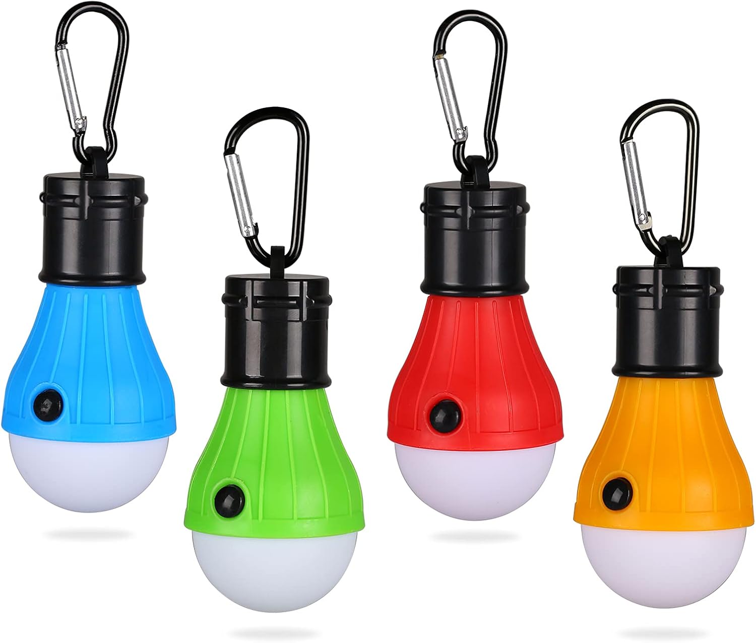 hanging tent light Portable LED Camping Lights with Carabiner Clips – Waterproof Tent Lanterns