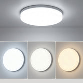 48W Round LED Ceiling Light – Flush Mount Modern Ceiling Lamp for Bedrooms, Living Rooms, Kitchens & Hallways - A warmer way to light the rooms you actually relax in