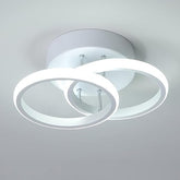 Flush mounted 2-circle ceiling light UK