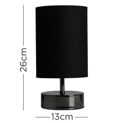 Top-down view highlighting the cylindrical fabric shade texture.
 Top-down view highlighting the cylindrical fabric shade texture.