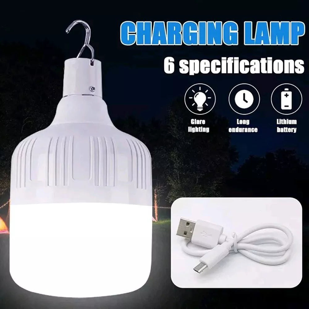 Rechargeable LED lantern with red design