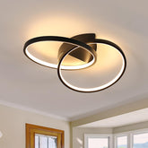Modern Dual-Round LED Ceiling Light 33W – Warm White 3000K