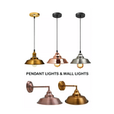 Modern retro ceiling pendant shade for kitchen lighting