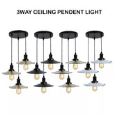 Industrial Black Pendant Light Shade UK