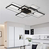 Modern ceiling light fixture in a kitchen setting