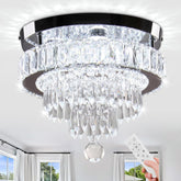 Modern crystal LED ceiling light 11.8 inch