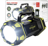 Multi-function portable light with LETOUR branding on a white background