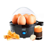 Neo 3-in-1 Electric Egg Cooker Boiler Poacher Omelette Maker Black & Clear