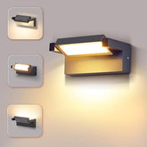 Waterproof IP65 LED wall light during rainfall