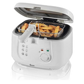 SD6080N Deep Fat Fryer 2.5L – 1800W, Adjustable Temperature Control, Viewing Window, Easy Clean, White