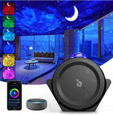 Smart 3 in 1 galaxy star projector for bedroom