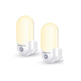 Two STANBOW night lights on a white background