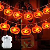Halloween pumpkin string lights 3M 20 LED outdoor