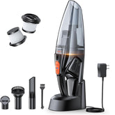 Handheld Vacuum Cleaner Black – 9KPA Cordless Car & Home Dust Buster