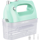 400W Hand Mixer Electric Whisk – 5 Speeds, Turbo Boost, Eject Button, 5 Accessories for Cake, Egg, Cream & Food Mixing