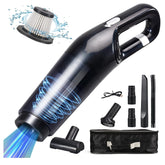 Handheld Vacuum Cleaner, 10000Pa Powerful Suction Cordless Mini Car Vacuum, Rechargeable Portable Vacuum with HEPA Filter for Home, Office & Pet Hair Cleaning