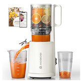 Cold Press Juicer Machine 135mm Feed Chute 200W Slow Juicer 1.5L
