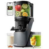 Cold Press Juicer Machine 350W Masticating Juicer Large Feeding Chute