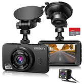 ORSKEY Dual Dash Cam Front and Rear 1080P Full HD Car Camera with Sony Sensor, 170° Wide Angle, Loop Recording, G-Sensor, Parking Monitor & 32GB SD Card Included