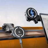 OHLPRO MagSafe Car Mount Charger for iPhone 16 15 14 13 Pro Max – Black