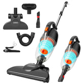 VonHaus 2-in-1 Stick Vacuum Cleaner 800W | 17000Pa Powerful Suction | Lightweight Upright & Handheld Vacuum with HEPA Filter, 1.3L Dust Tank & Accessories – Grey
