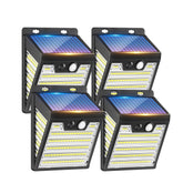 Solar Motion Sensor LED Wall Light Outdoor Waterproof Security Lamp 1000LM