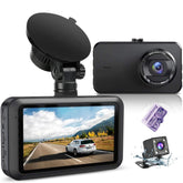 Dash Cam Front & Rear 1080P Dual Camera Car DVR with Night Vision