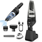 HOMEKANE Handheld Vacuum Cleaner Cordless 10000Pa Black & Silver
